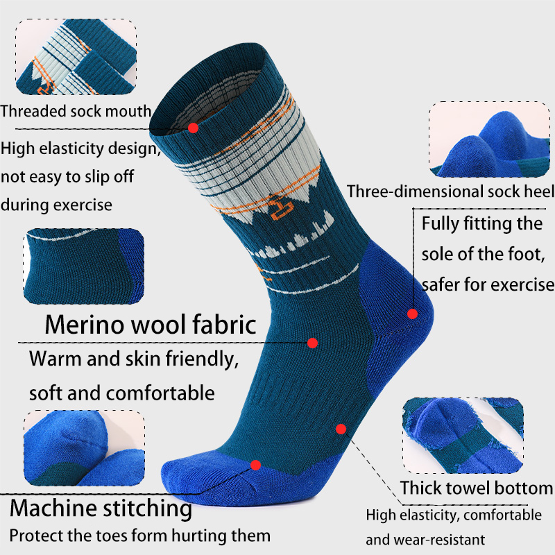1 paire de chaussettes de ski  - Thermal Sock Winter avis et prix